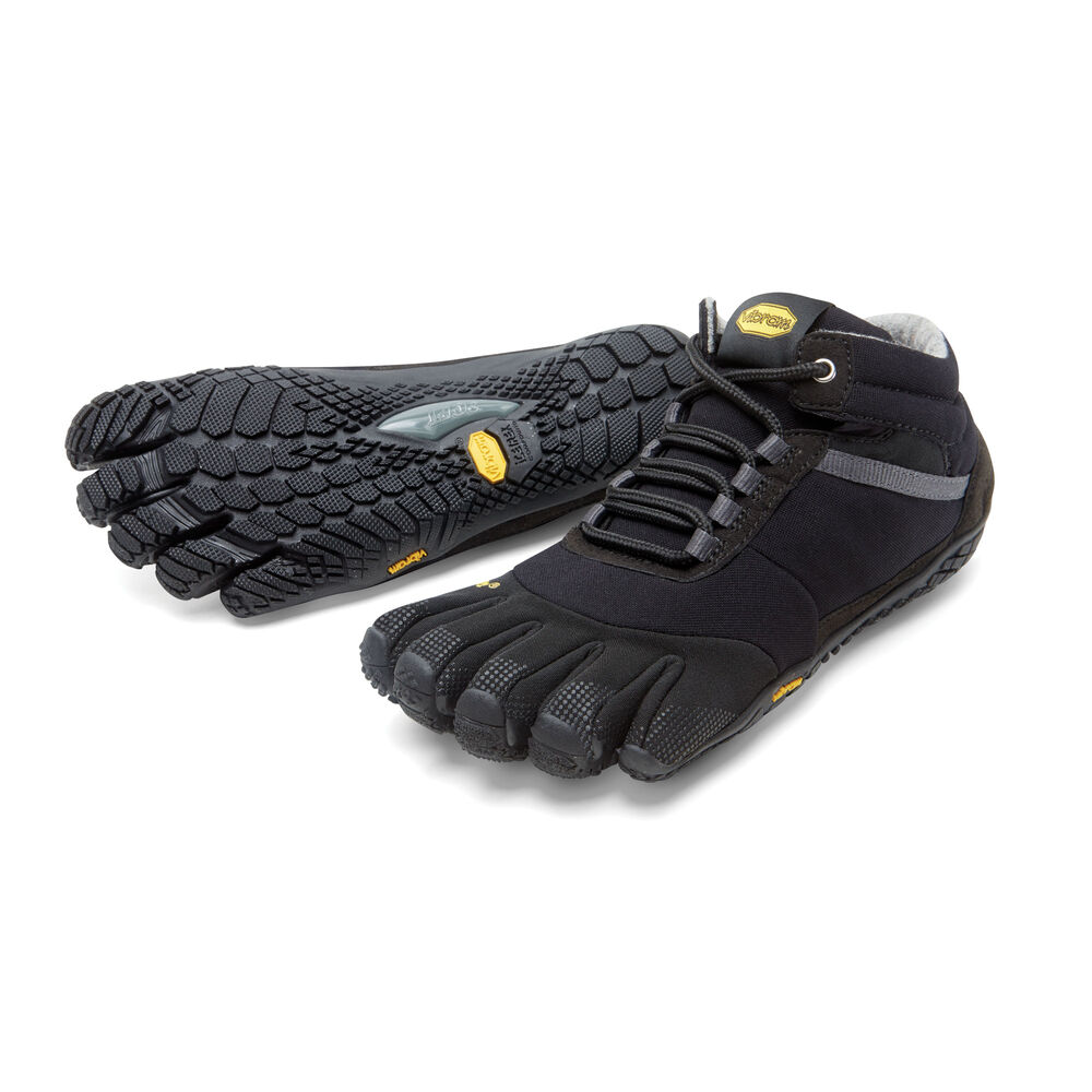 Vibram Fivefingers Trek Ascent Insulated Sample Mens Hiking Shoes Black Australia (VGY094587)